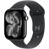 Apple Watch Series 11 GPS + Cellular 46mm Jet Black Aluminium Case with Black Sport Band - S/M,Model