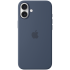 iPhone 16 Plus Silicone Case with MagSafe - Denim,Model A3314