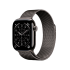 Apple Watch Series 11 GPS + Cellular 42mm Slate Titanium Case with Slate Milanese Loop,Model A3335