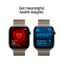 Apple Watch Series 11 GPS + Cellular 46mm Natural Titanium Case with Natural Milanese Loop - S/M,Mod
