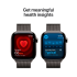 Apple Watch Series 11 GPS + Cellular 42mm Slate Titanium Case with Slate Milanese Loop,Model A3335