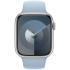 РЕМІНЕЦЬ ДЛЯ ГОДИННИКА APPLE WATCH 45 LIGHT BLUE SB M/L-ZML