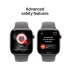 Apple Watch Series 11 GPS + Cellular 42mm Natural Titanium Case with Stone Grey Sport Band - M/L,Mod
