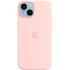 iPhone 14 Silicone Case with MagSafe - Chalk Pink,Model A2910
