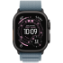 49mm Light Blue Alpine Loop - Small - Black Titanium Finish