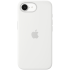 СИЛІКОНОВИЙ ЧОХОЛ IPHONE 16E SI CASE WHITE-ZML