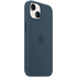 iPhone 14 Silicone Case with MagSafe - Storm Blue,Model A2910