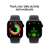 Apple Watch Series 11 GPS + Cellular 42mm Jet Black Aluminium Case with Black Sport Band - M/L,Model
