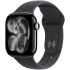 Apple Watch Series 11 GPS + Cellular 42mm Jet Black Aluminium Case with Black Sport Band - M/L,Model