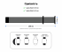 Ремінець ArmorStandart Sport Band (3 Straps) для Apple Watch 42 (Series 11-10)/41/40/38 Black