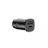 Автомобільний зарядний пристрій Baseus Square Metal 30W USB+ Type-C
