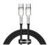 Кабель Baseus Cafule Metal Type-C to Type-C 100W 1m Black